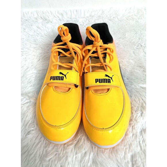 Puma Evospeed Long Jump Track & Field Shoes US Size 11.5 Yellow Black 377001-01 - Picture 3 of 14